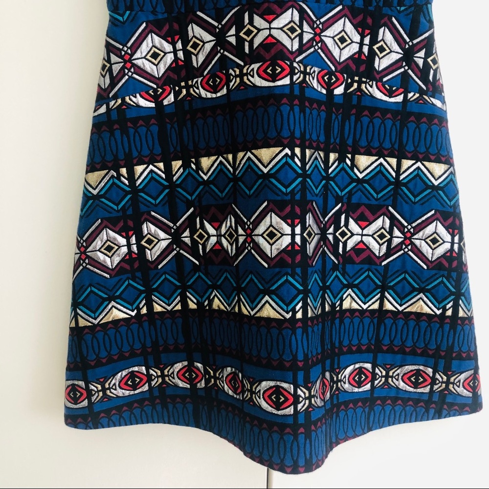 J. Crew Multicolor Geometric Dress - Picture 4 of 4